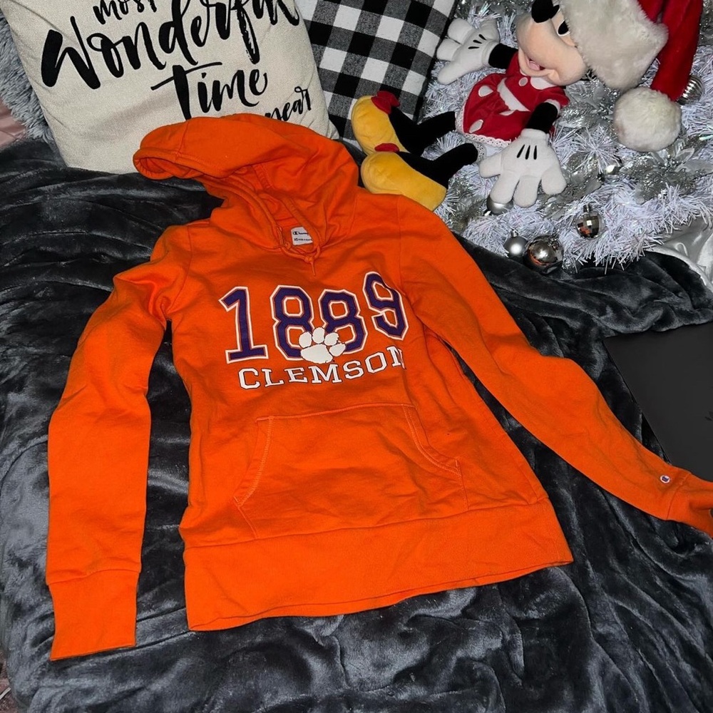 Champion clemson hoodie, size xs